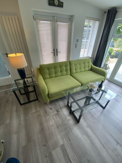 Glass Top Coffee Table and matching Side table