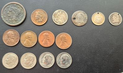 USA coins from 1827