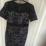 Berkertex Navy Lace Dress, Size 12, Fully Lined, New Image 6