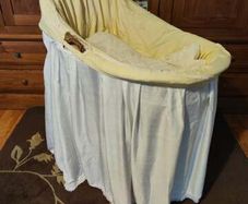 Moses Basket with Stand and Travel Cot
