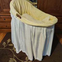 Moses Basket with Stand and Travel Cot