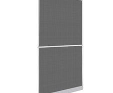 White Hinged Insect Screen for Doors 120 x 240 cm