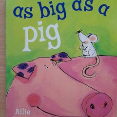 Hardback board book 'As big as a Pig'