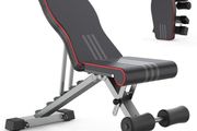 Adjustable Weight Bench Foldable, Fitness Workout Bench Weight Lifting Sit-up Multi-use Exercise Bench Flat Incline Decline Bench Press for Home Gym Training (FREE POSTAGE)
