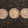 6 Genuine British Silver Sixpence Coins 1928 to 1936 Image 5