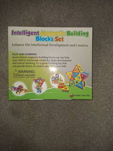 Magnetic blocks, brand new, 94 pieces, unopened.