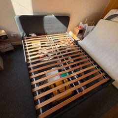 IKEA SLATTUM King Bed Frame 150x200 Excellent Condition