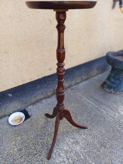 Vintage Mahogany Wine/Plant Stand
