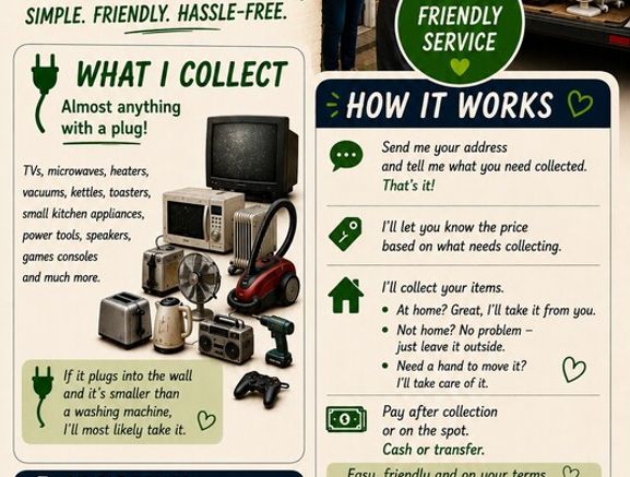 Need an old appliance removed?