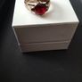 New gold ring vintage with red stone Image 6
