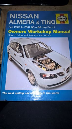 Haynes Car Service & Repair Manual 4612 Nissan Almera & Tino