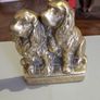 Dog ornament brass spaniels Image 2