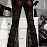 Lace flared trousers Image 2