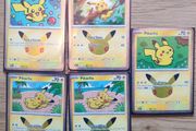 Pokemon cards Pikachu 30th anniversary