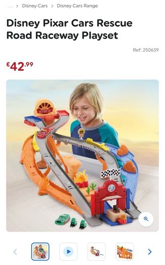 Disney Pixar Cars Rescue Road Raceway Playset