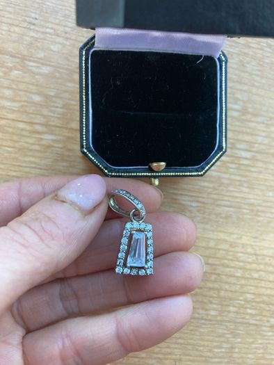 silver large pedant .