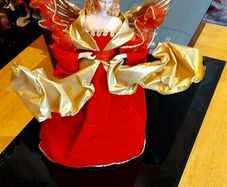 Vintage  Christmas Tree Top Angel