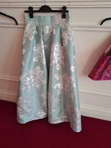 Coast Jacquard Midi Skirt