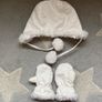 H&M baby hat and mittens 9-12m Image 2