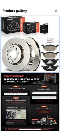 brake dick and brake part set