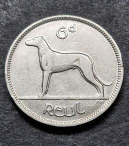 Ireland Excellent 1934 Six Pence 6d coin