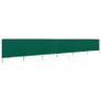 6-panel Wind Screen Fabric 800x160 cm Green Image 4