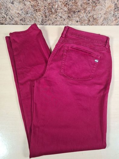 Womens MARC O POLO ALBY SLIM Mid waist jeans trousers pants red stretchy Size W 29 L 32