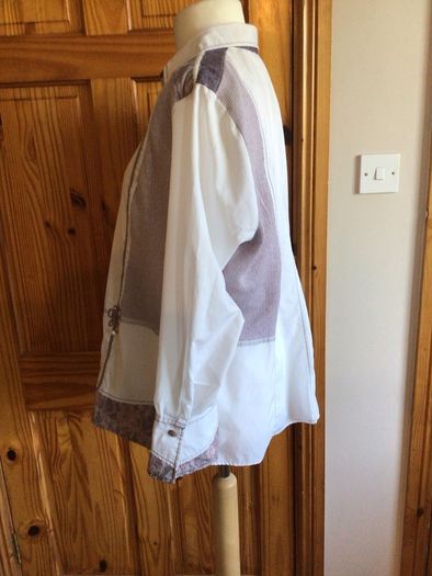 Just White Ladies Boho chic blouse Eu 46 Uk 20
