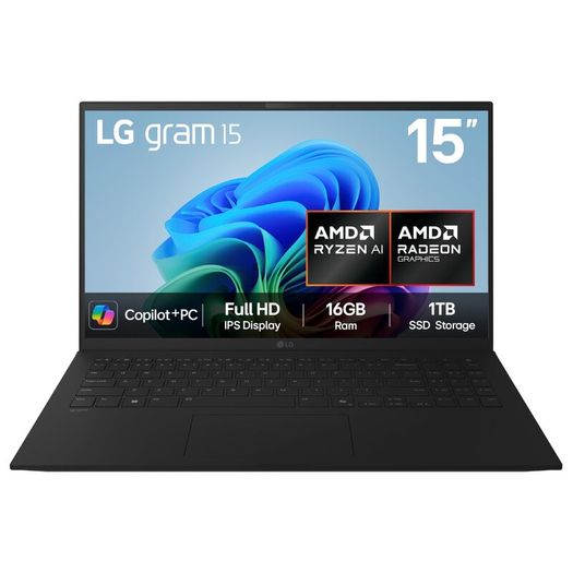 Lg Gram 15z80t Laptop - 15.6" Fhd - 16 Gb / 1 Tb Ssd - Amd Ryzentm Ai 7 350 -