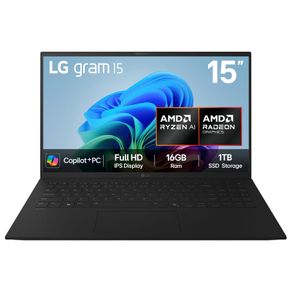 Lg Gram 15z80t Laptop - 15.6" Fhd - 16 Gb / 1 Tb Ssd - Amd Ryzentm Ai 7 350 -