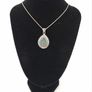 Vintage 925 Sterling Silver Druzy Quartz Pendant Image 9