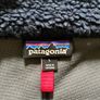 Patagonia Classic Retro-X Fleece Jacket in New Navy w/Wax Red Image 3