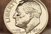USA United States 1964 Silver Roosevelt Dime Beautiful Gem Proof