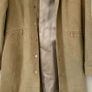 Karen Millen Satin Lined Suede Leather Duster Coat - Beige. Image 6