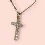 Cross Design Zircon  Necklace Image 4