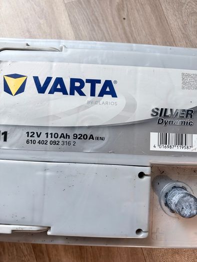 Varta car battery  110ah 920A