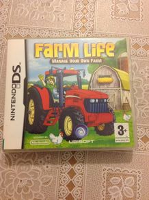 Empty DS case for the Farm Life game.