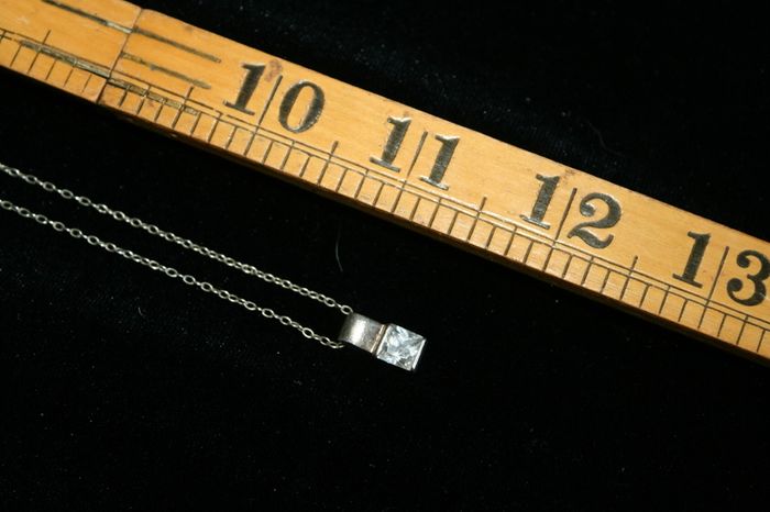 Vintage Sterling Silver 925 Jewelry Necklace Pendant 3g