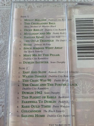 In Dublin's Fair City.   Cassette Tape.