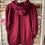 hoodie topman size medium burgundy hoodie mint condition Image 8