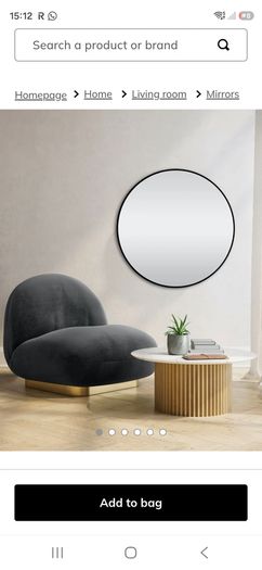 Dunnes Stores Round Mirror