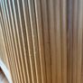 Fluted solid wood sideboard with sliding doors Image 6