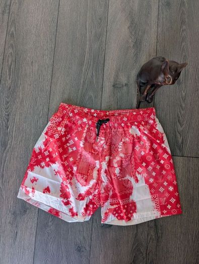 LV luxury swim shorts