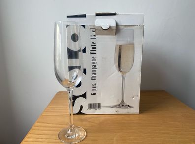 Set of 6 SOLO Champagne Flute 18cl