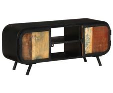 TV Cabinet 110x30x45 cm Solid Reclaimed Wood