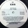 Paul Young  No Parlez white label Irish pressing Image 2
