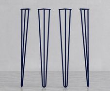 Hairpin 3-pin Steel legs Navy