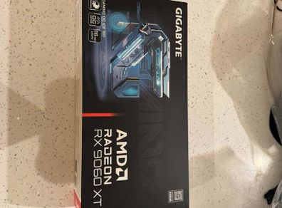 (WHITE) Gigabyte Radeon RX 9060 XT Gaming OC 16G Graphics Card