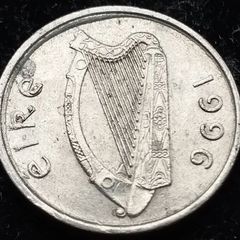 [#2097] - Ireland 1996 | ERROR | Irish 5p | 5 Pence | KM.28