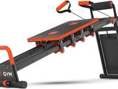 _Fitness Equipment FITTGym FITT Gym MultiGym Home Workout Machine, Collapsible & Easy Assemble, Adjustable Positioning for Total Body, Orange, Large